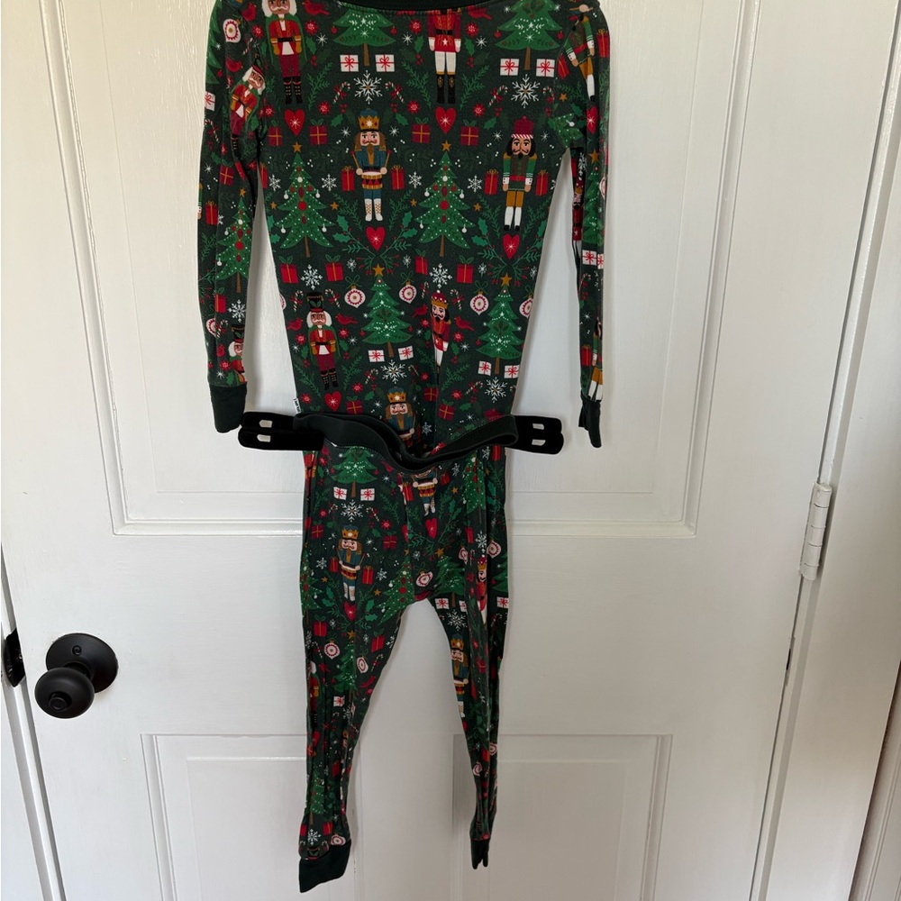 Little Sleepies Green Nutcracker Holiday Pajama Set